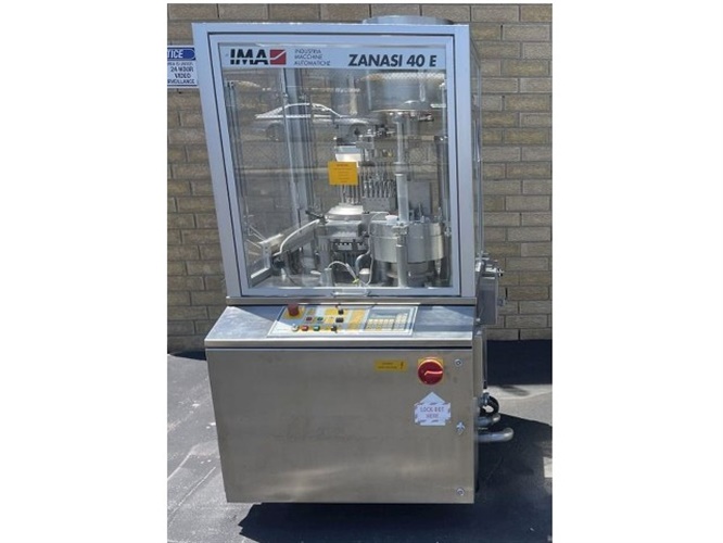 7606 IMA Zanasi 40E Capsule Filler with 0,2,3 Change Parts